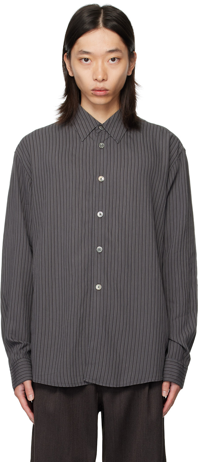 OUR LEGACY: Gray Beyond Shirt | SSENSE United Kingdom