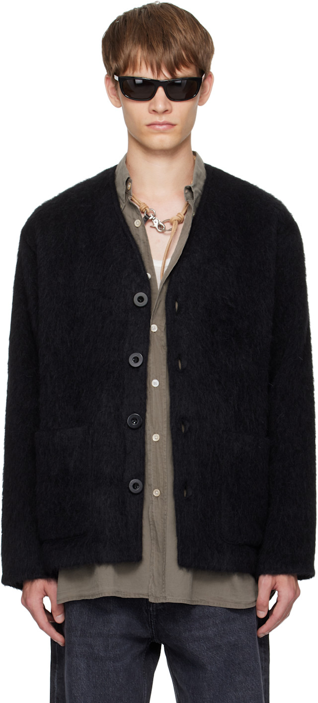 OUR LEGACY: Black Wool Cardigan | SSENSE