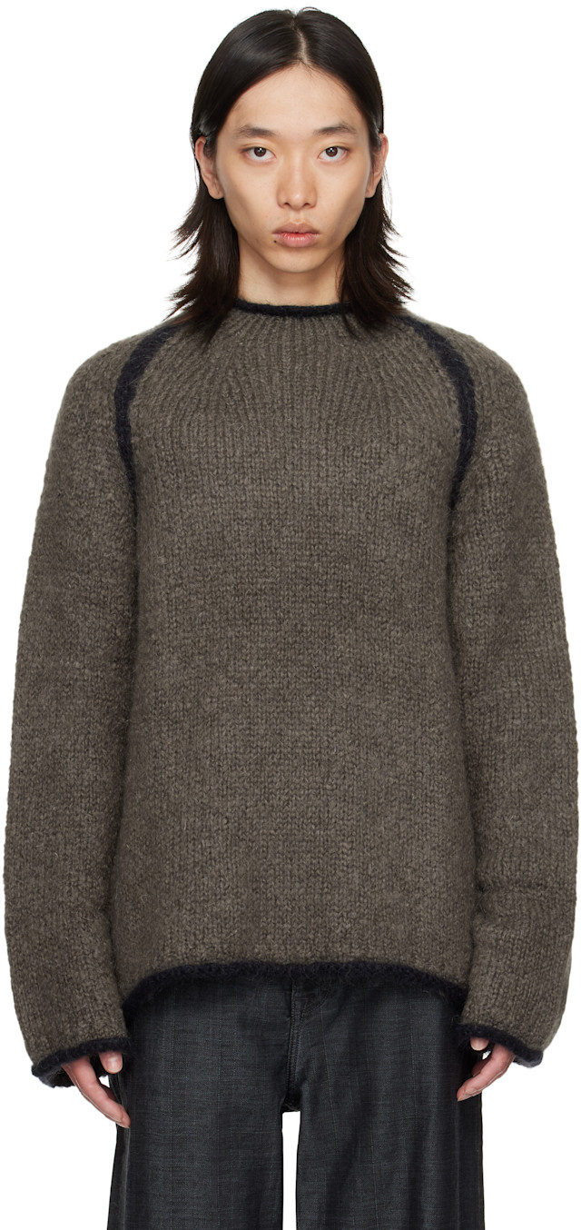 OUR LEGACY: Gray Rider Roundneck Sweater | SSENSE
