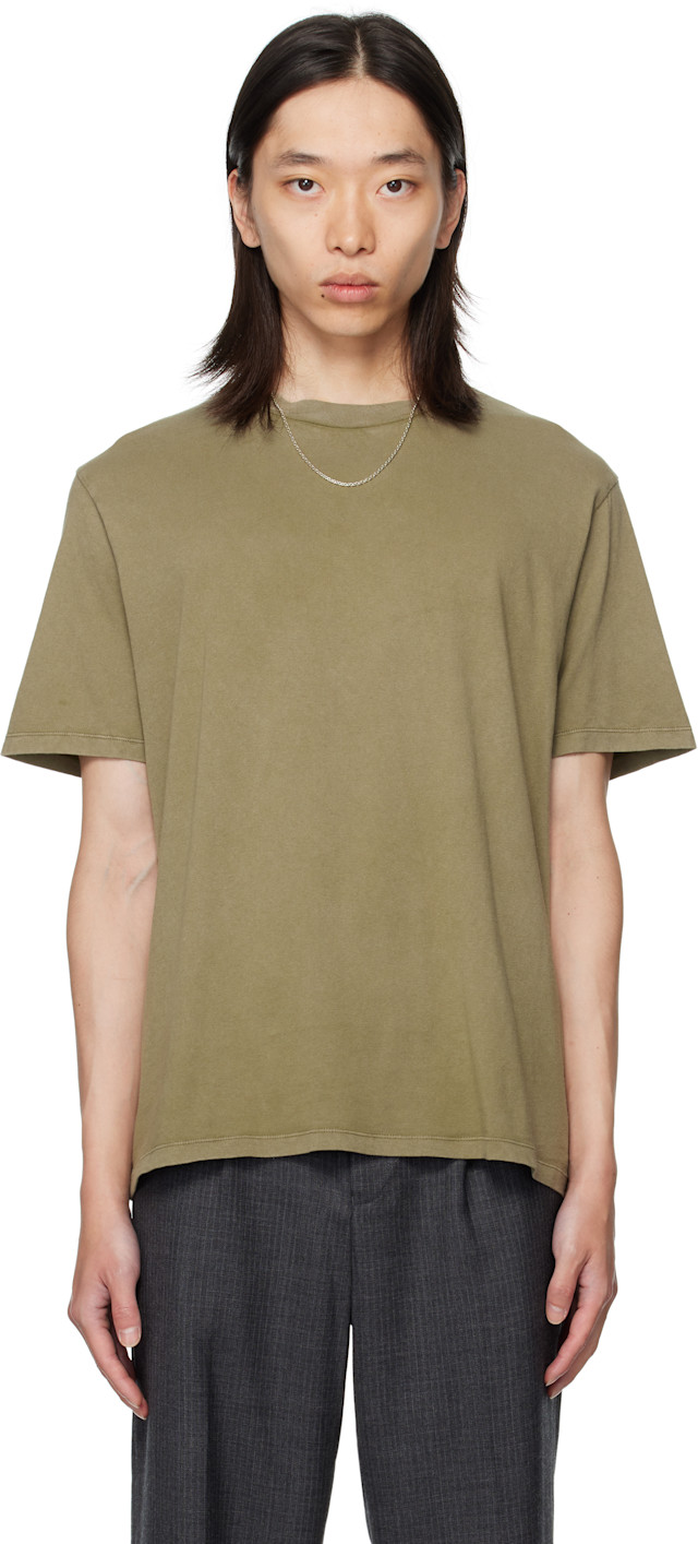 OUR LEGACY: カーキ Box Tシャツ | SSENSE 日本