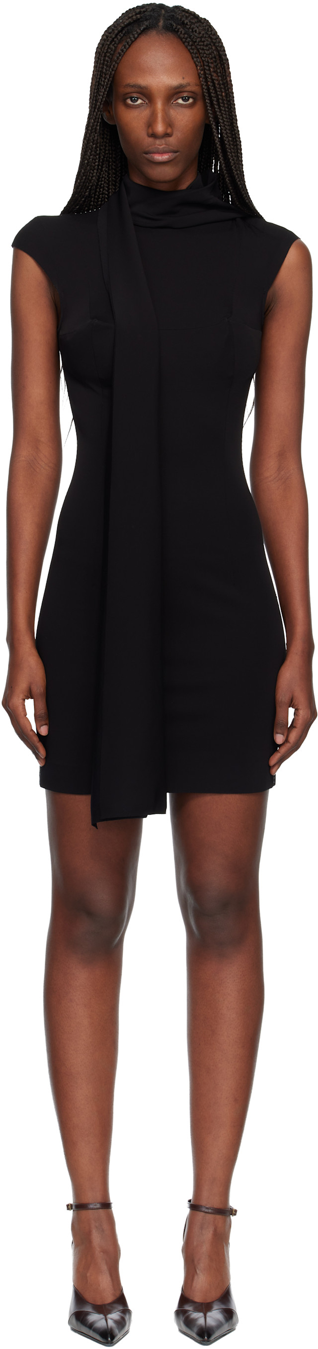 Jean Paul Gaultier: ブラック 'The Short Conical' ミニワンピース