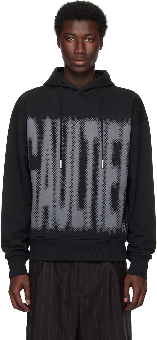 Jean Paul Gaultier: Black 'The Gaultier' Hoodie | SSENSE
