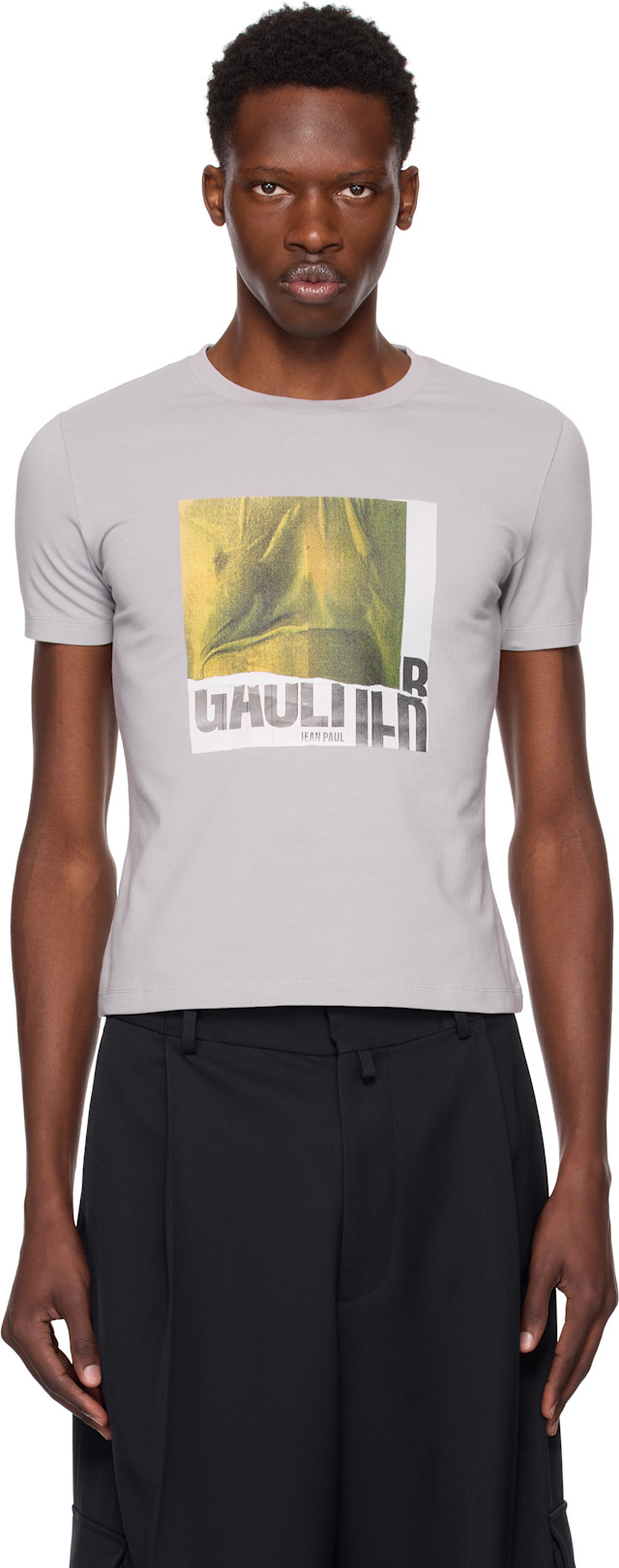 Jean Paul Gaultier: SSENSE Exclusive Gray Baby T-shirt | SSENSE
