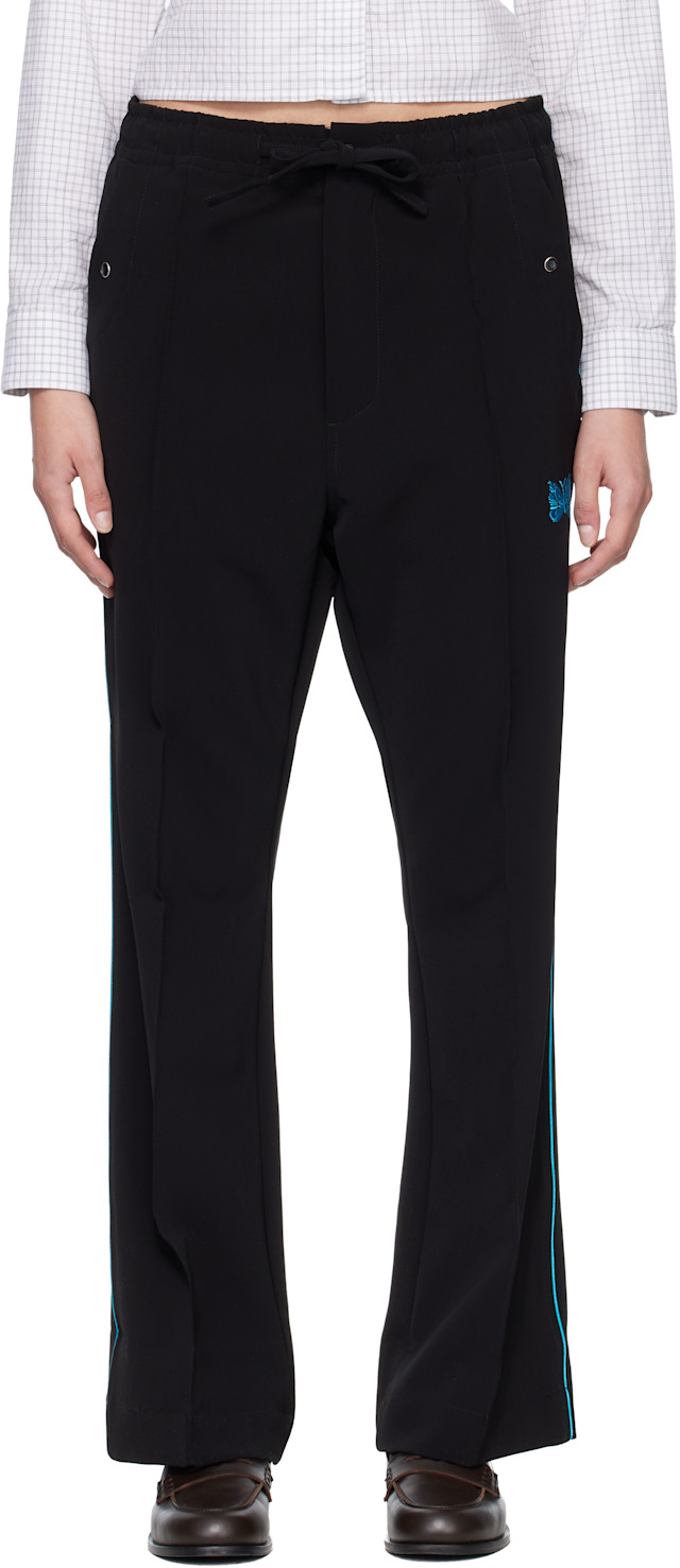 NEEDLES: Black Piping Cowboy Lounge Pants | SSENSE