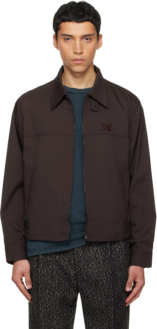 NEEDLES: Brown Sport Jacket | SSENSE