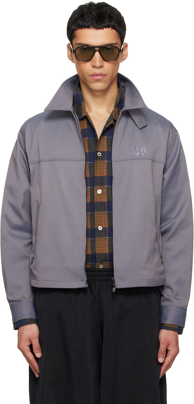 NEEDLES: Gray Sport Jacket | SSENSE