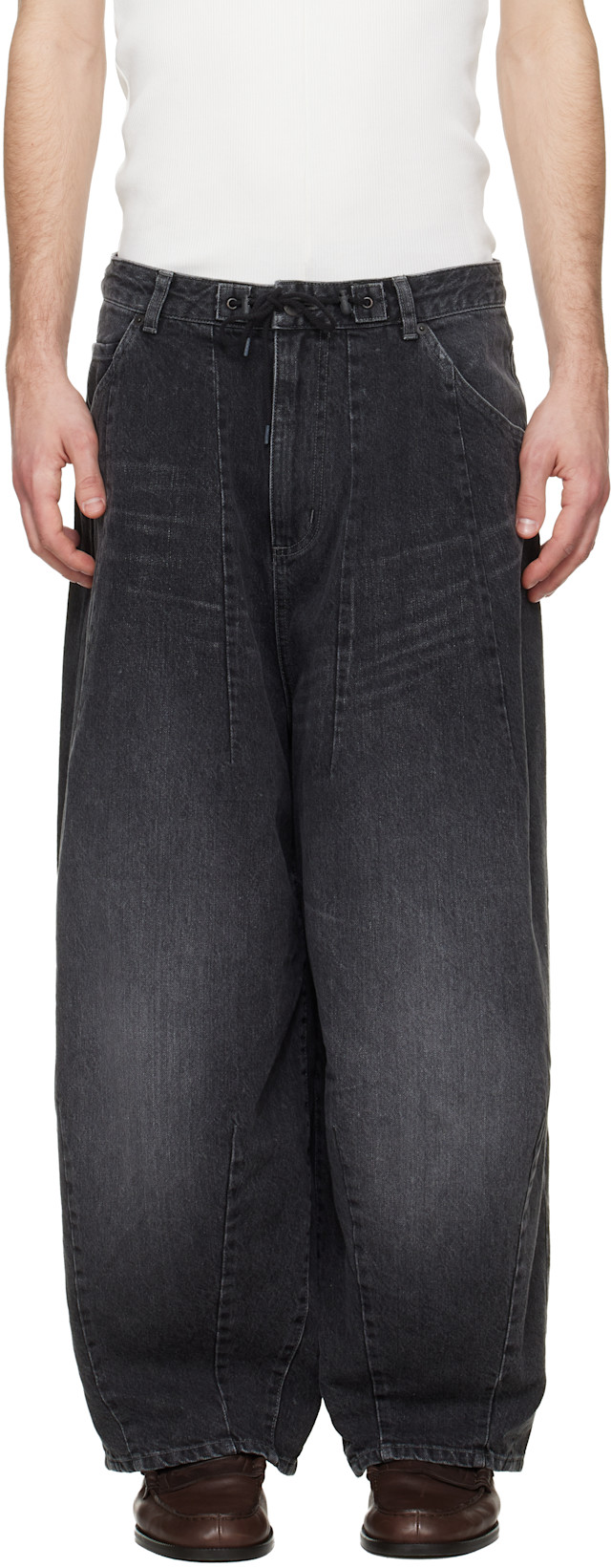 NEEDLES: Black H.D. Jeans | SSENSE