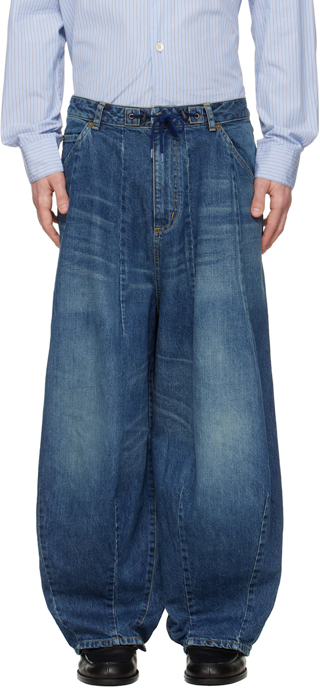 NEEDLES: Blue H.D. Jeans | SSENSE