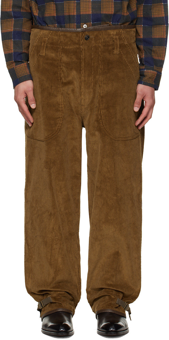 NEEDLES: Tan Over Trousers | SSENSE