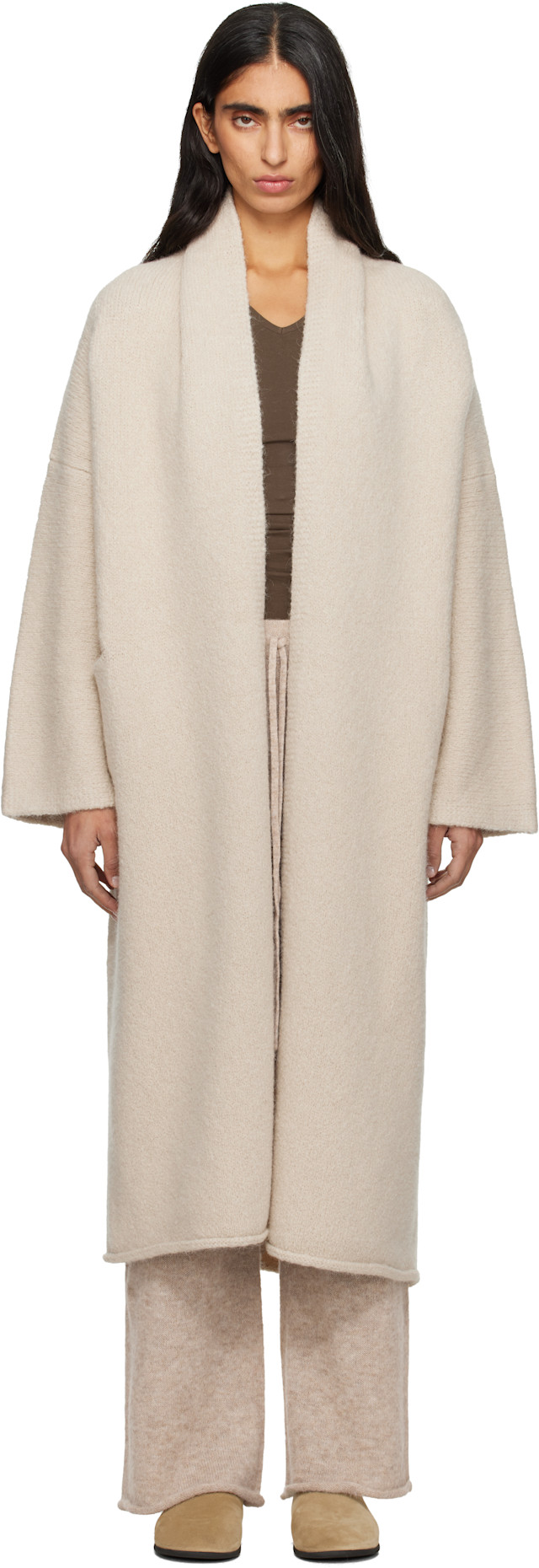 Lauren Manoogian: Off-White Long Shawl Cardigan | SSENSE