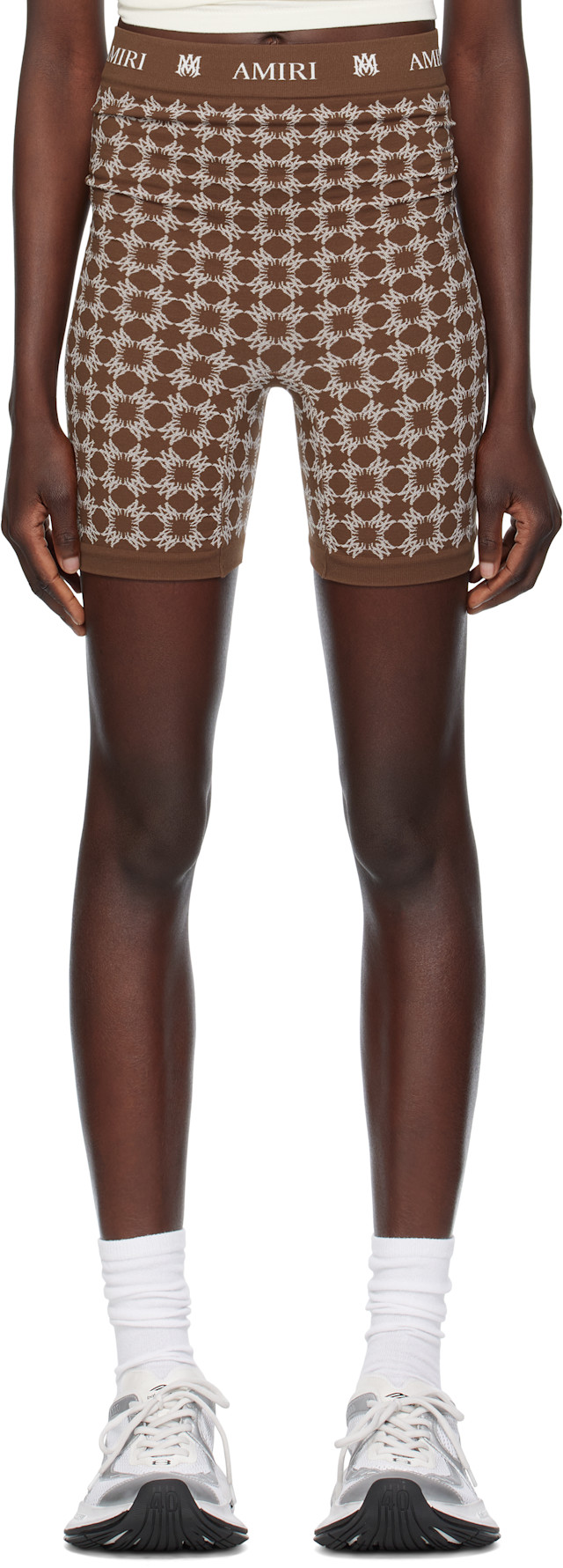 AMIRI: Brown MA Quad Seamless Sport Shorts | SSENSE