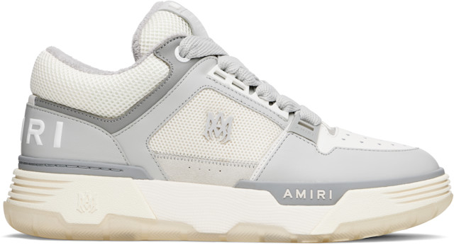 AMIRI: オフホワイト＆グレー MA-1 スニーカー | SSENSE 日本