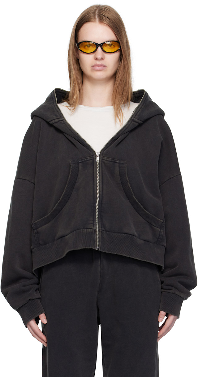 Entire Studios: Black Eternal Zip Hoodie | SSENSE