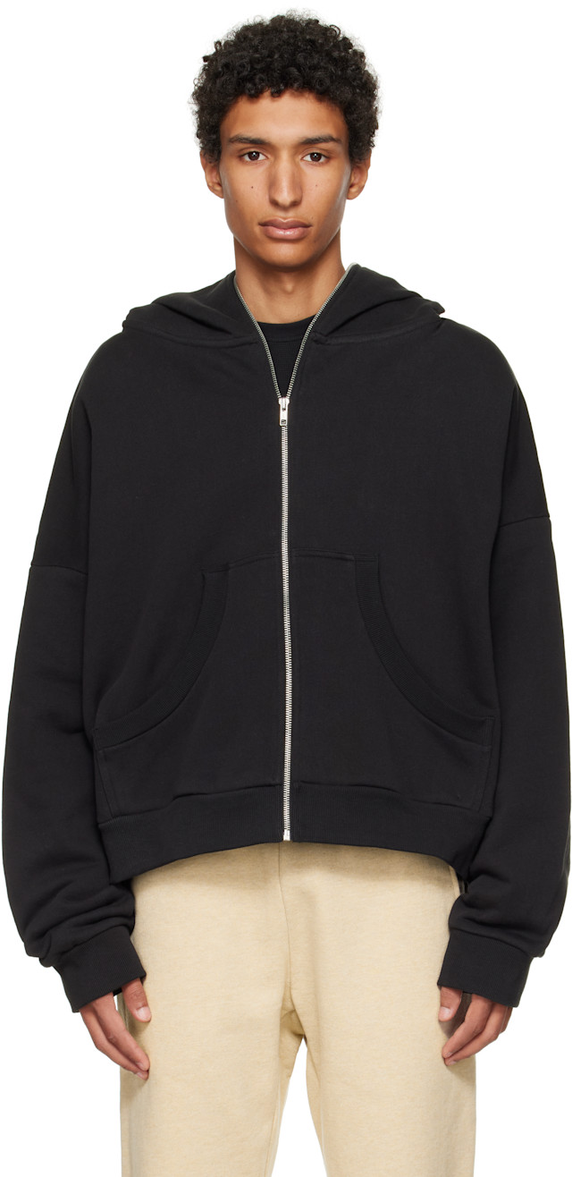 Entire Studios: Black Eternal Zip Hoodie | SSENSE