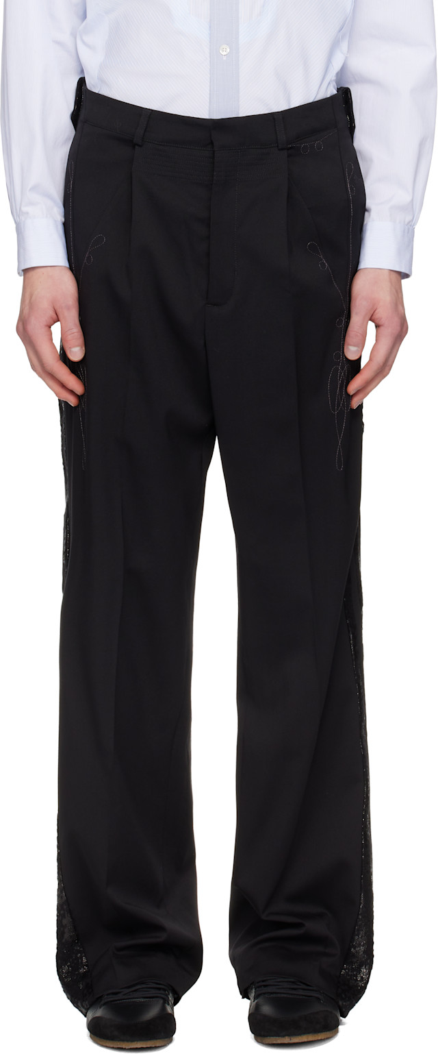 Kiko Kostadinov: Black Kormos Military Trousers | SSENSE