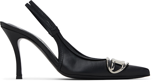 Diesel: Black D-Venus Sb Heels | SSENSE Canada