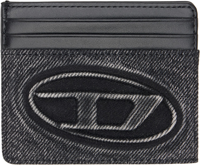 小物 Diesel 1dr Card Holder Zip L Men's wallets Diesel 1Dr Card Holder Zip L Wallet Black