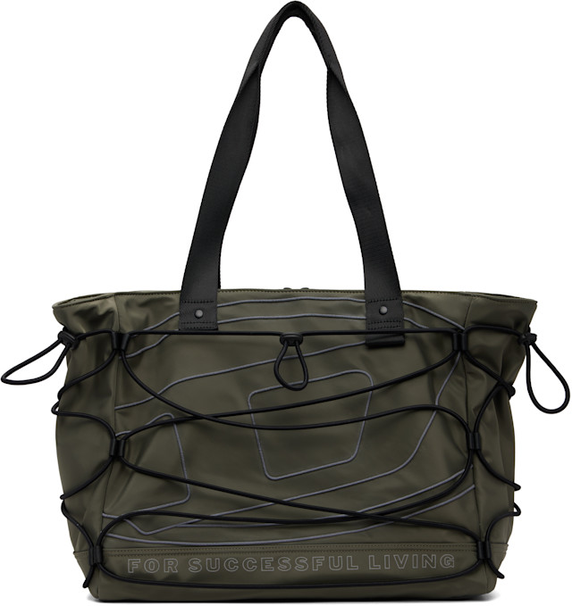 Diesel: Khaki Tech-D M X Tote | SSENSE Canada