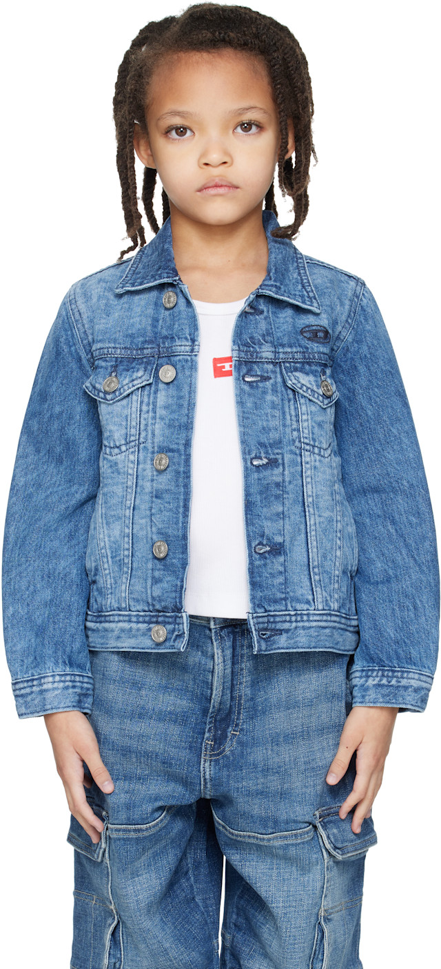 Diesel: Kids Blue JNHill Denim Jacket | SSENSE