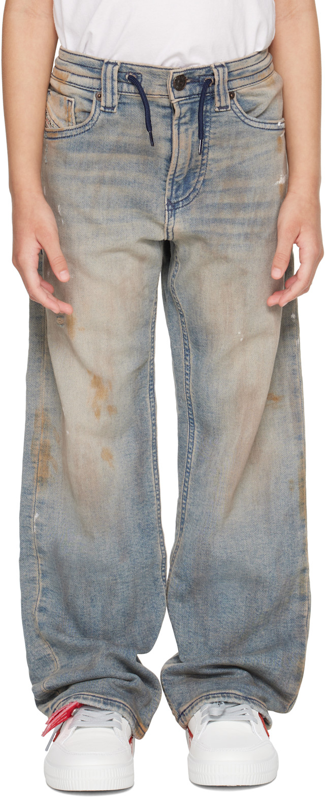 DIESEL KIDS クッション 2個セット レア Diesel: キッズ｜グレー D Kros J JJJ ジーンズ | SSENSE 日本