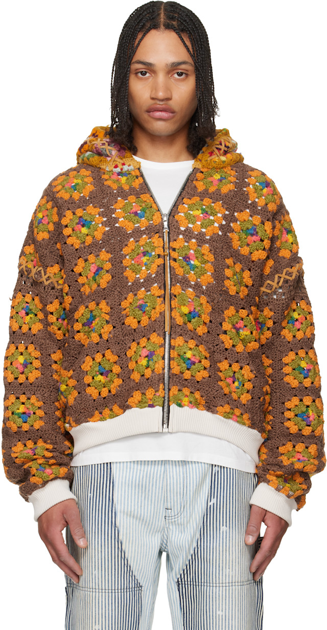 COÛT DE LA LIBERTÉ: Multicolor Lydia 'One Of A Kind' Square Flower