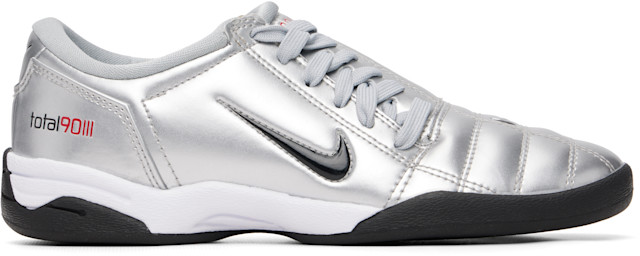 Nike: Silver Total 90 Sneakers | SSENSE