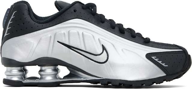 Nike: ブラック＆シルバー Shox R4 スニーカー | SSENSE 日本