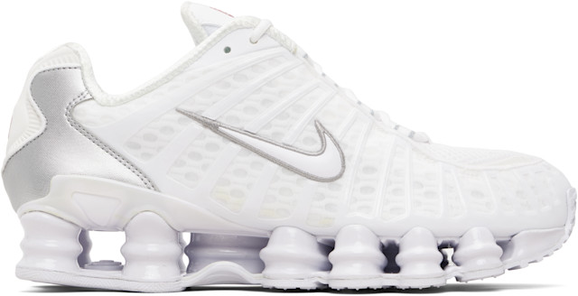 (29日までの限定値下げです！)NIKE SHOX TL White Nike: White Shox TL Sneakers | SSENSE