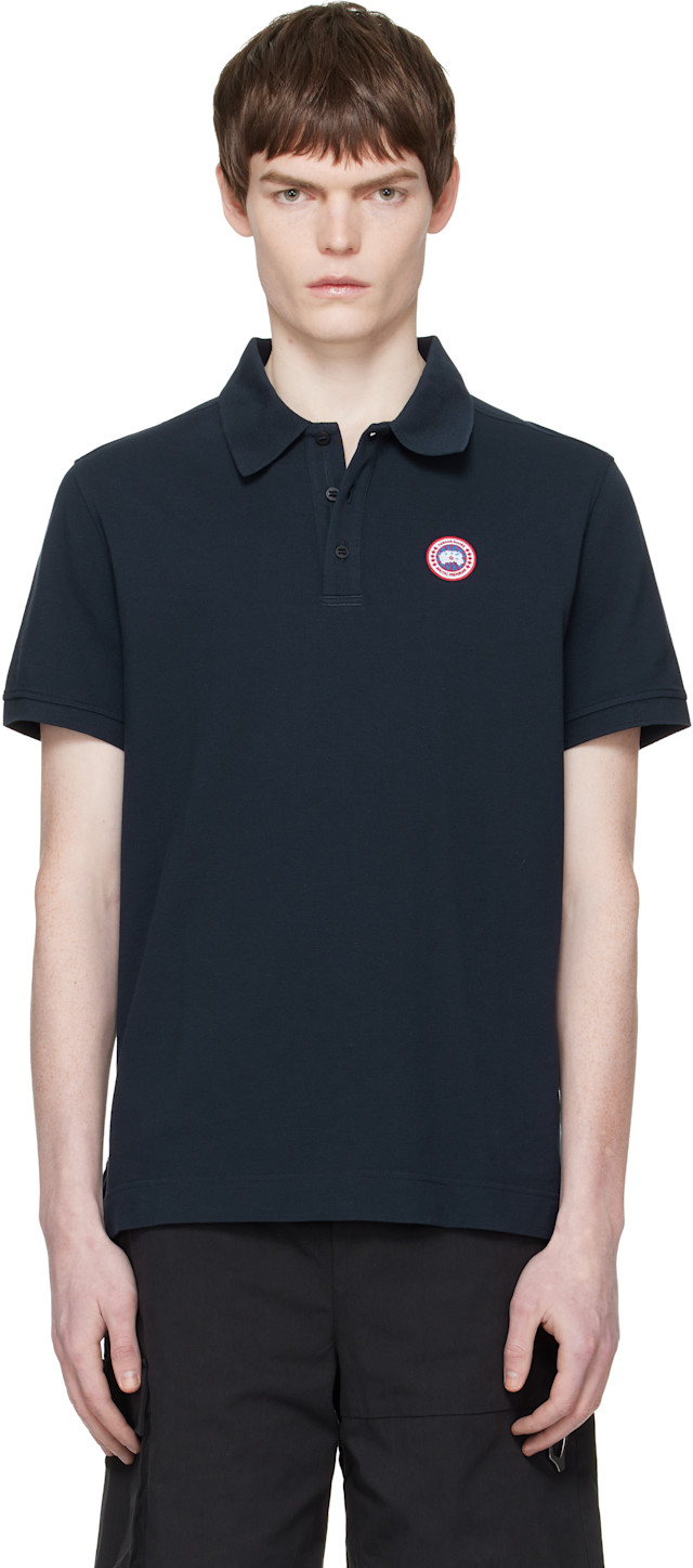 Canada Goose: 海军蓝Beckley Polo 衫| SSENSE 中国