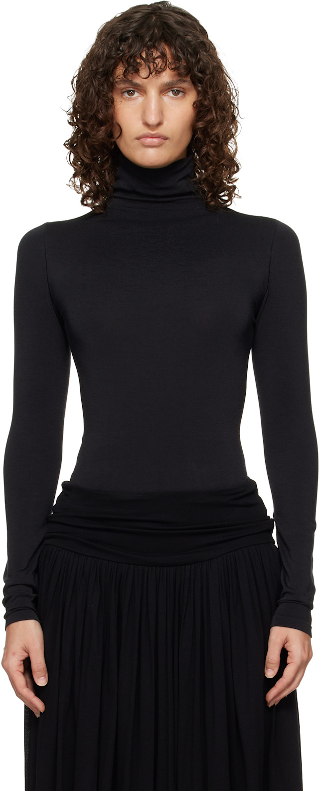 Wolford: Black Colorado String Bodysuit | SSENSE Netherlands