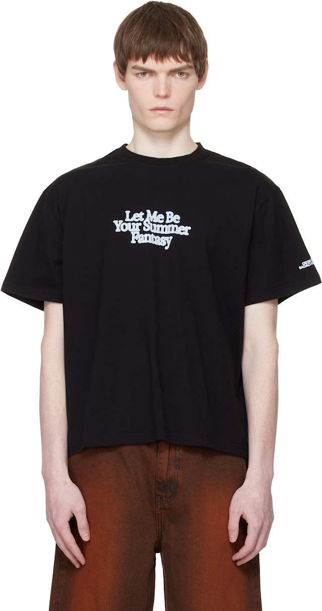 Carne Bollente: Black 'Sadao's Dream' T-shirt | SSENSE
