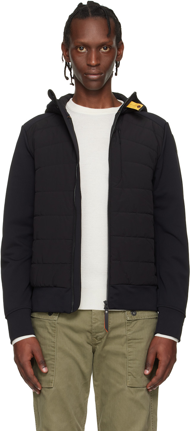 Parajumpers: ブラック Manfred Hybrid ジャケット | SSENSE 日本