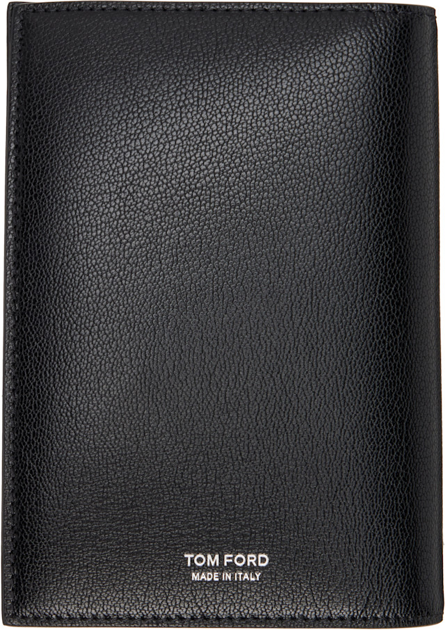 TOM FORD: ブラック Exotic Line カードケース＆パスポートケース