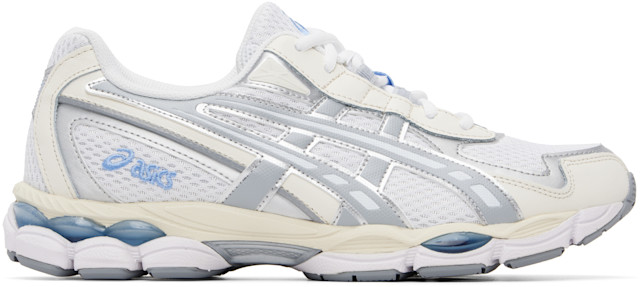 ASICS: White & Gray GEL-NYC 2055 Sneakers | SSENSE