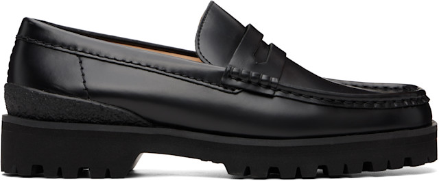 〈Clark’s Originals〉 YUKONER PENNY 7 1/2 Clarks Originals: Black Yukoner Penny Loafers | SSENSE