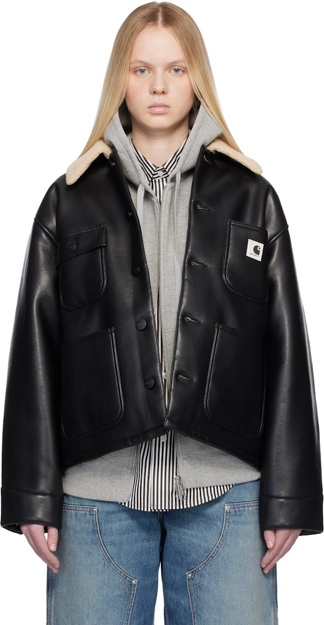 Carhartt Work In Progress: ブラック Shepton OG Michigan フェイク