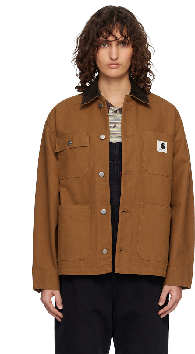 Carhartt Work In Progress: Tan OG Michigan Jacket | SSENSE
