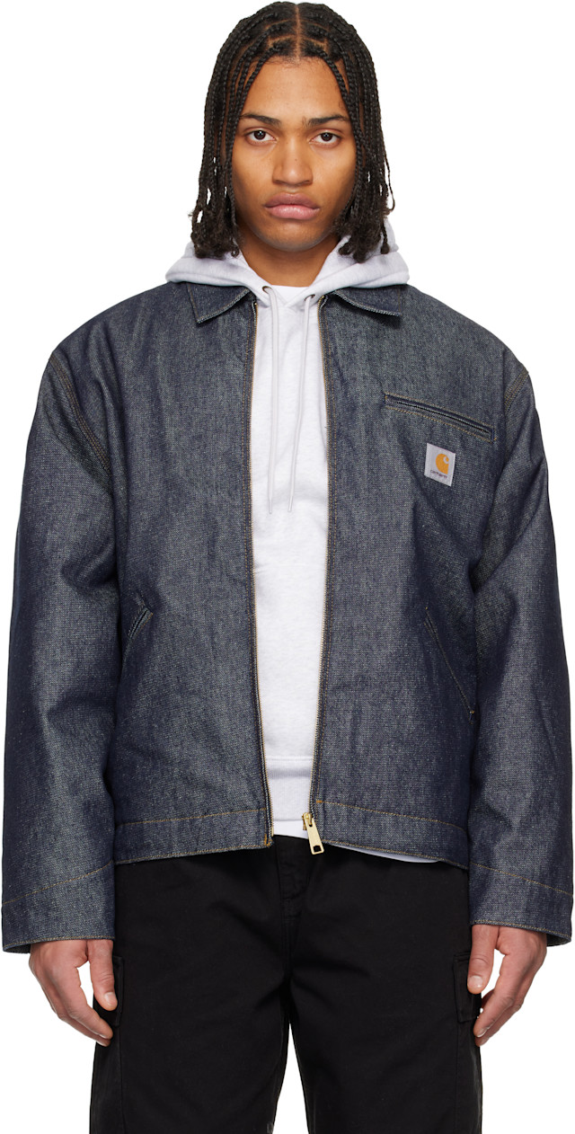 Carhartt Work In Progress: Blue OG Detroit Denim Jacket | SSENSE