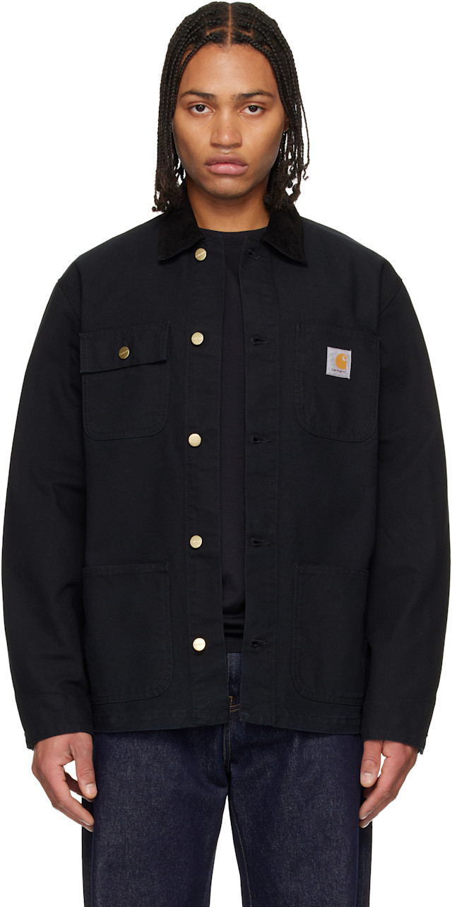 Carhartt Work In Progress: ブラック Michigan ジャケット | SSENSE 日本