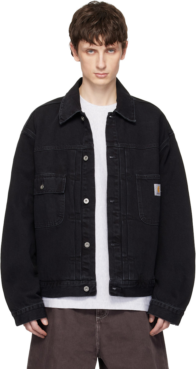 Carhartt Work In Progress: ブラック Belmar デニムジャケット