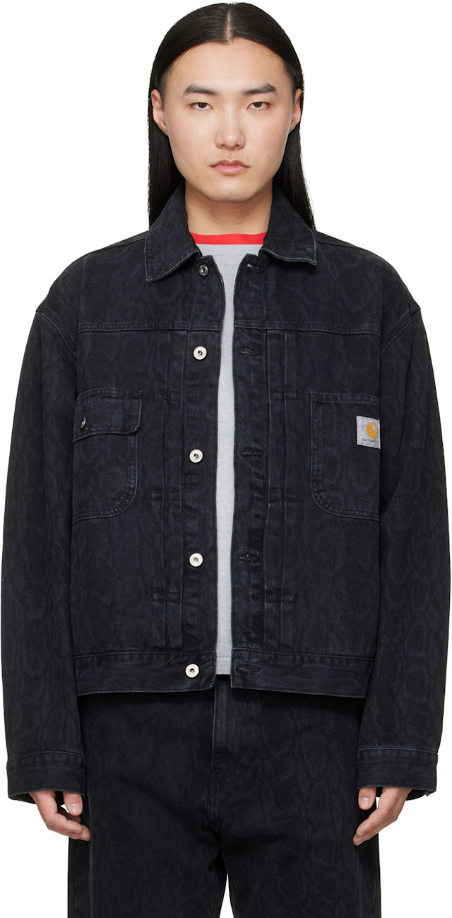Carhartt Work In Progress: ブラック Belmar デニムジャケット