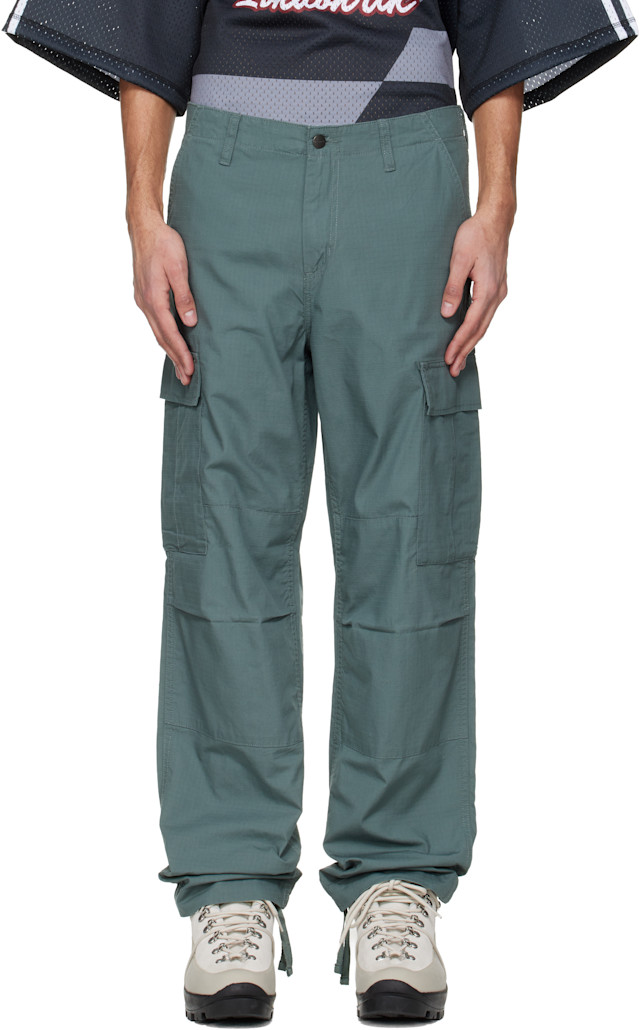 Carhartt カーゴパンツ 34/32オリーブグリーン Carhartt Work In Progress: グリーン Regular カーゴパンツ | SSENSE 日本