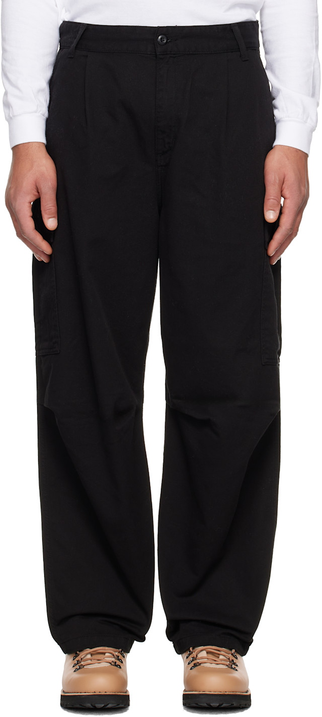 ワークパンツ/カーゴパンツ WY x BEP SWEAT CARGO PANTS BLACK L Carhartt Work In Progress: ブラック Cole カーゴパンツ | SSENSE 日本