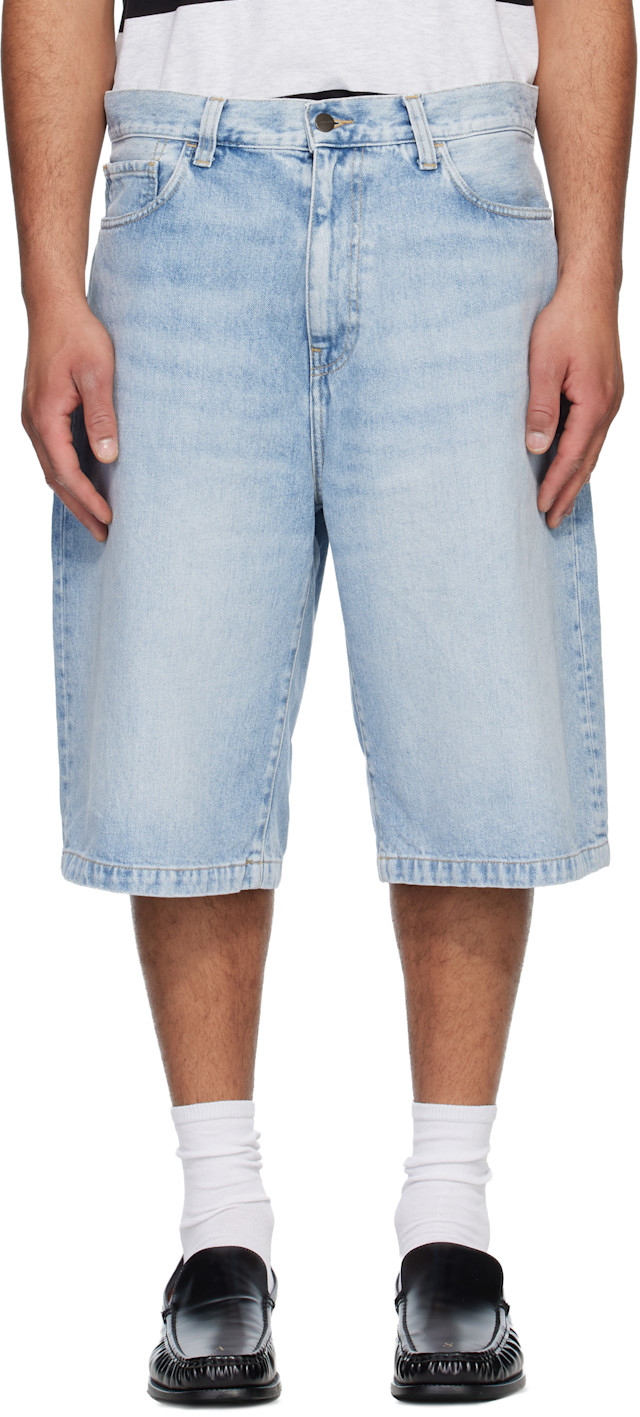 Carhartt Work In Progress: ブルー Langdon デニムショートパンツ