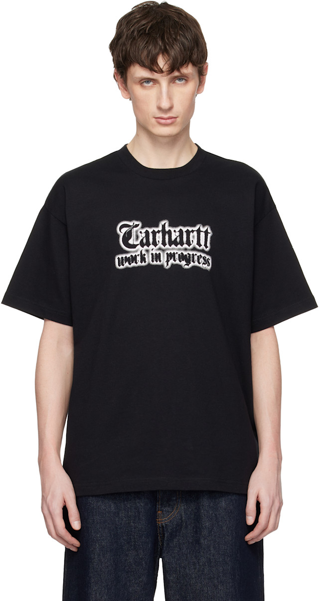 Carhartt Work In Progress: Black S/S World Tour T-shirt | SSENSE