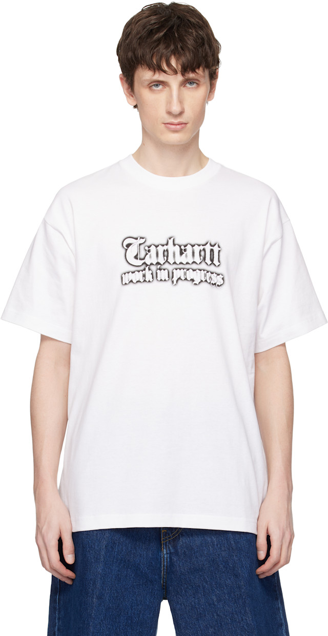 Carhartt Work In Progress: ホワイト S/S World Tour Tシャツ