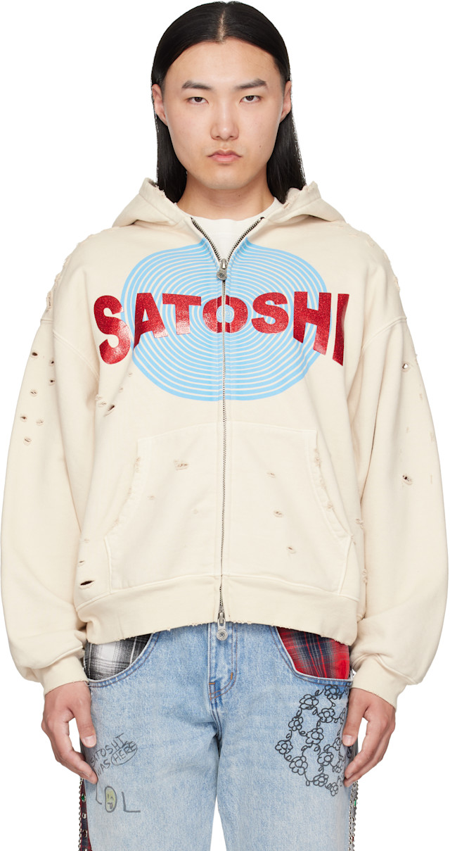Satoshi Nakamoto: Off-White Motoslug Zip Hoodie | SSENSE Canada