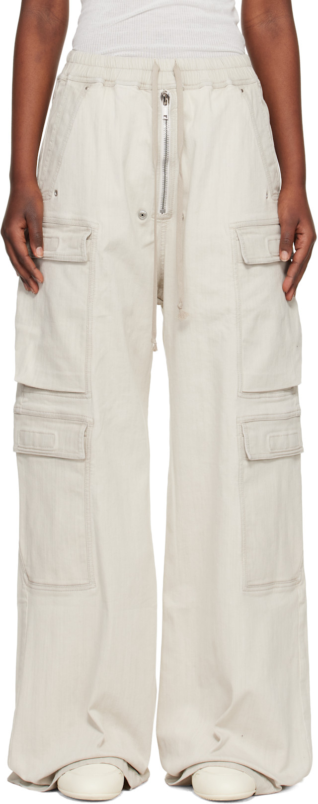 Rick Owens DRKSHDW: Off-White Temple Double Jumbo Belas Denim