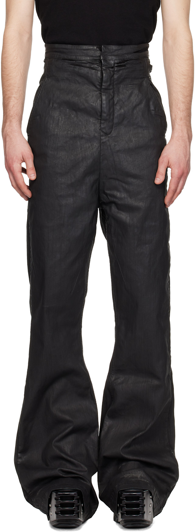 Rick Owens DRKSHDW: Black Temple Dirt Bolan Jeans | SSENSE