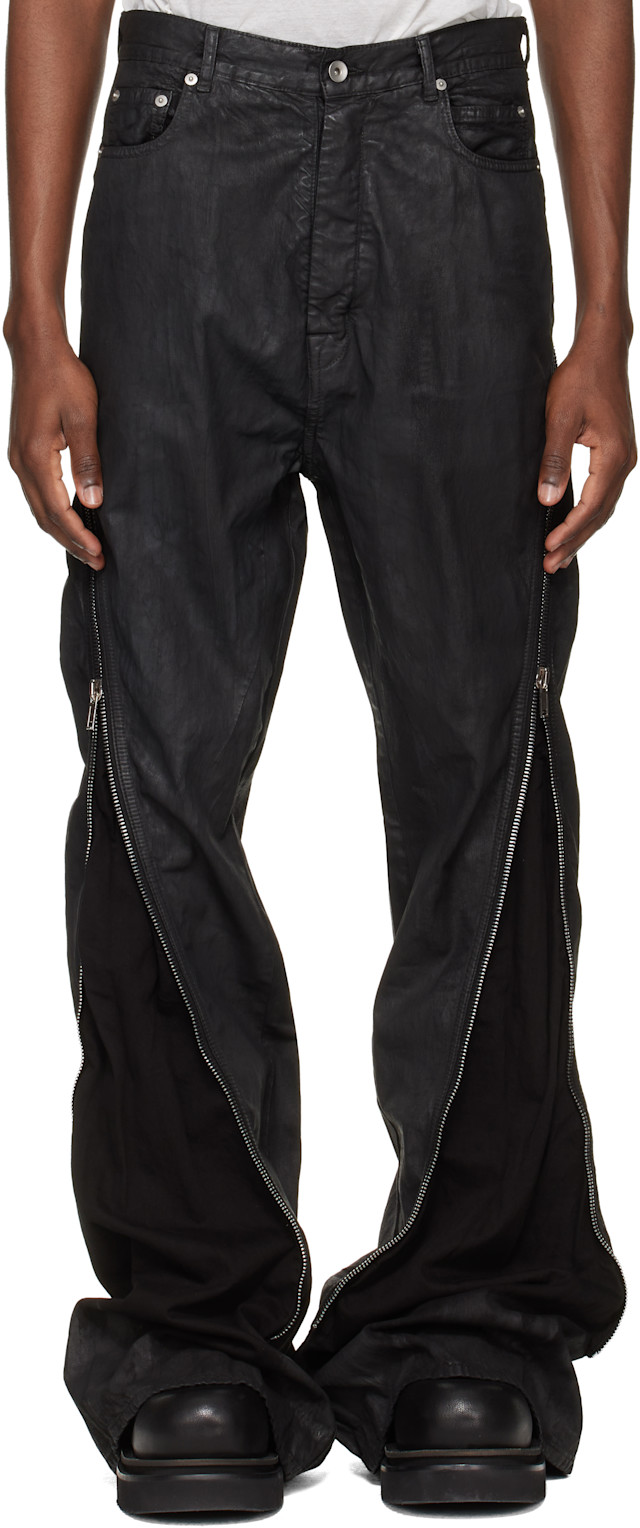 Rick Owens DRKSHDW: Black Temple Bolan Banana Jeans | SSENSE